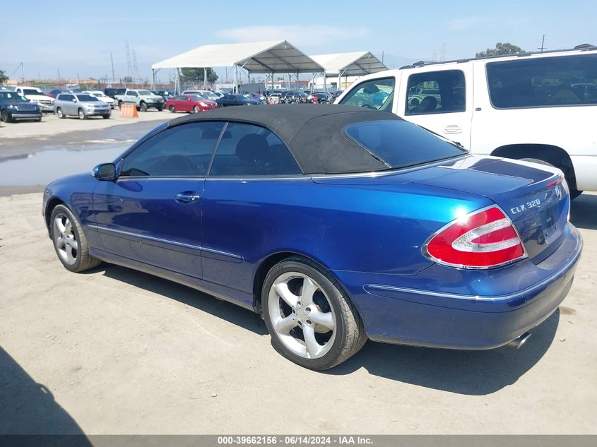 2005 Mercedes-Benz Clk 320 VIN: WDBTK65J25F126164 Lot: 39662156