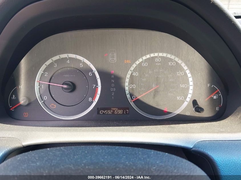 2010 Honda Accord 2.4 Ex-L VIN: 1HGCP2F80AA074534 Lot: 39662191