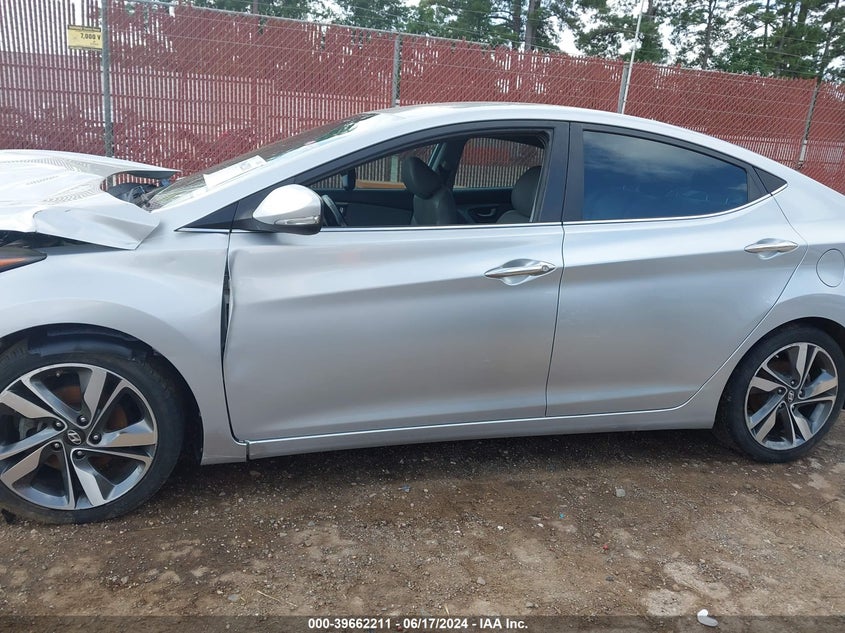 2014 Hyundai Elantra Limited VIN: KMHDH4AEXEU150611 Lot: 39662211
