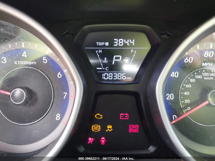 2014 Hyundai Elantra Limited VIN: KMHDH4AEXEU150611 Lot: 39662211