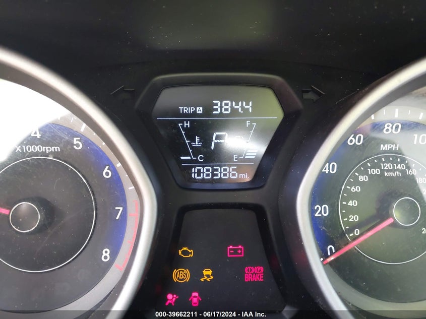 2014 Hyundai Elantra Limited VIN: KMHDH4AEXEU150611 Lot: 39662211