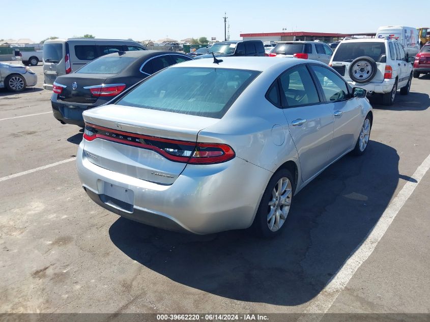 2013 Dodge Dart Limited VIN: 1C3CDFCA9DD149244 Lot: 39662220