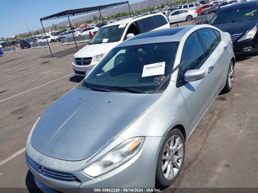 2013 Dodge Dart Limited VIN: 1C3CDFCA9DD149244 Lot: 39662220