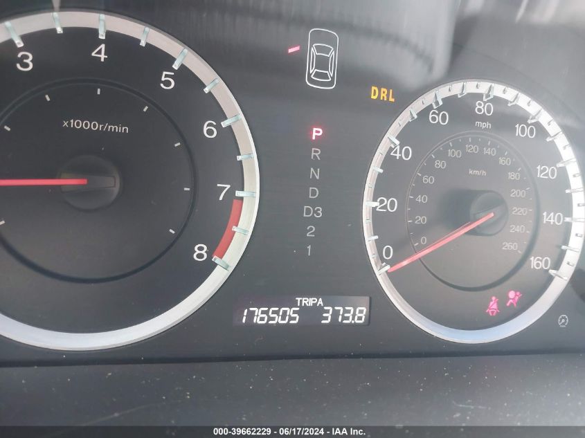 2011 Honda Accord 2.4 Ex-L VIN: 1HGCP2F89BA111551 Lot: 39662229