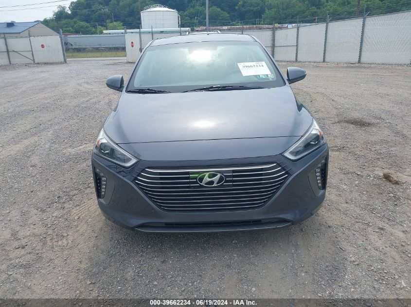 2019 Hyundai Ioniq Hybrid Limited VIN: KMHC85LC9KU124719 Lot: 39662234