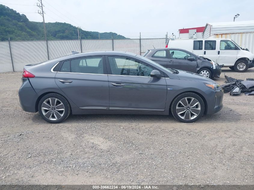 2019 Hyundai Ioniq Hybrid Limited VIN: KMHC85LC9KU124719 Lot: 39662234