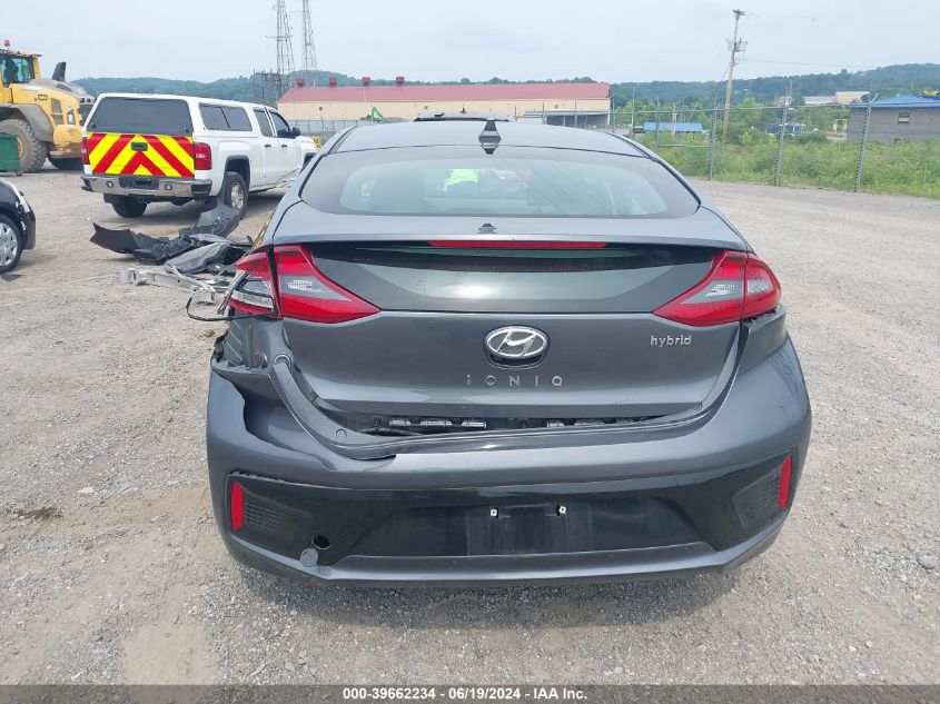 2019 Hyundai Ioniq Hybrid Limited VIN: KMHC85LC9KU124719 Lot: 39662234