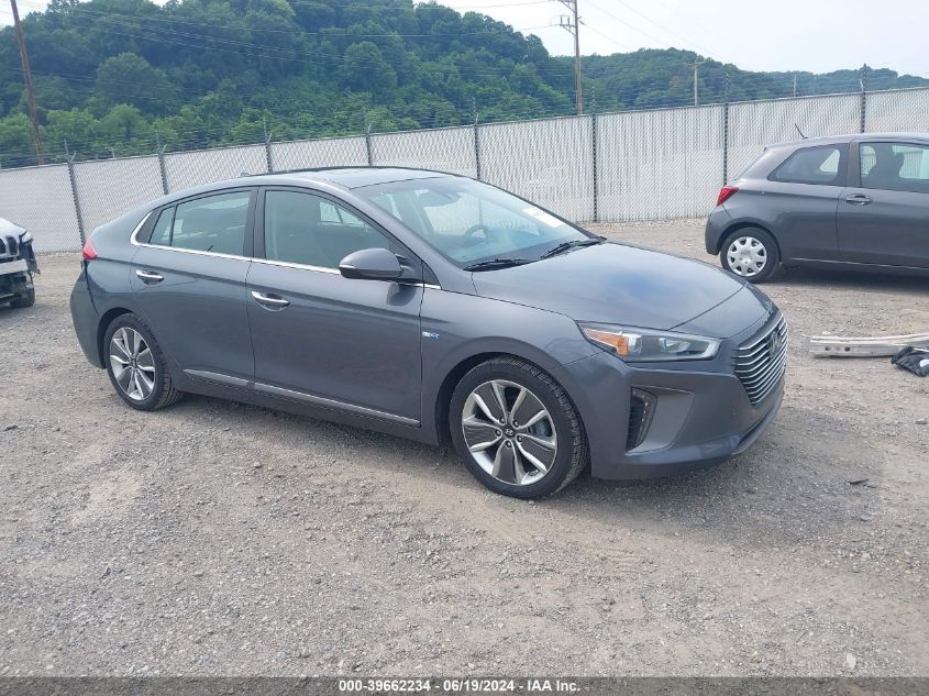 2019 Hyundai Ioniq Hybrid Limited VIN: KMHC85LC9KU124719 Lot: 39662234