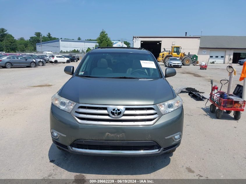 2013 Toyota Highlander Se V6 VIN: 5TDBK3EH8DS224736 Lot: 39662239