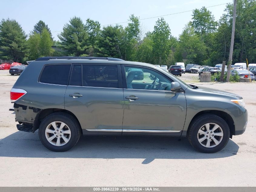 2013 Toyota Highlander Se V6 VIN: 5TDBK3EH8DS224736 Lot: 39662239