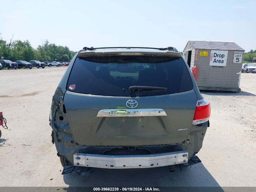 2013 Toyota Highlander Se V6 VIN: 5TDBK3EH8DS224736 Lot: 39662239