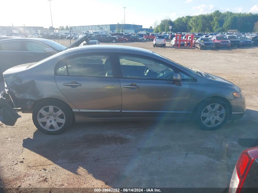 2008 Honda Civic Lx VIN: 2HGFA16568H344036 Lot: 39662252