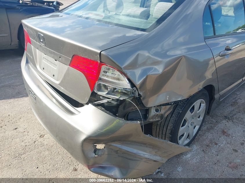 2008 Honda Civic Lx VIN: 2HGFA16568H344036 Lot: 39662252