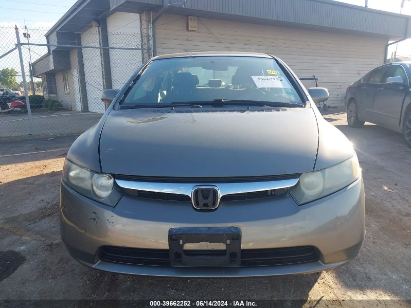 2008 Honda Civic Lx VIN: 2HGFA16568H344036 Lot: 39662252