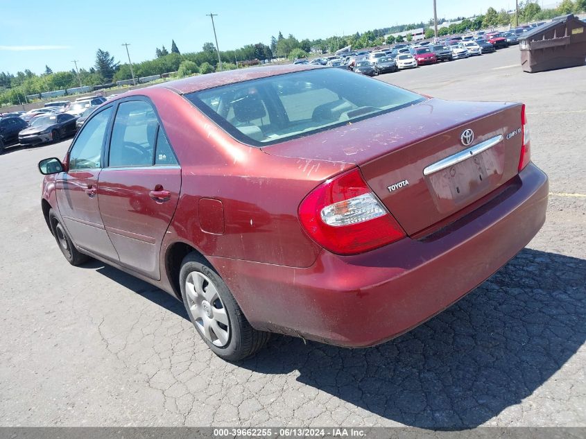 2004 Toyota Camry Le VIN: 4T1BE32K24U364134 Lot: 39662255