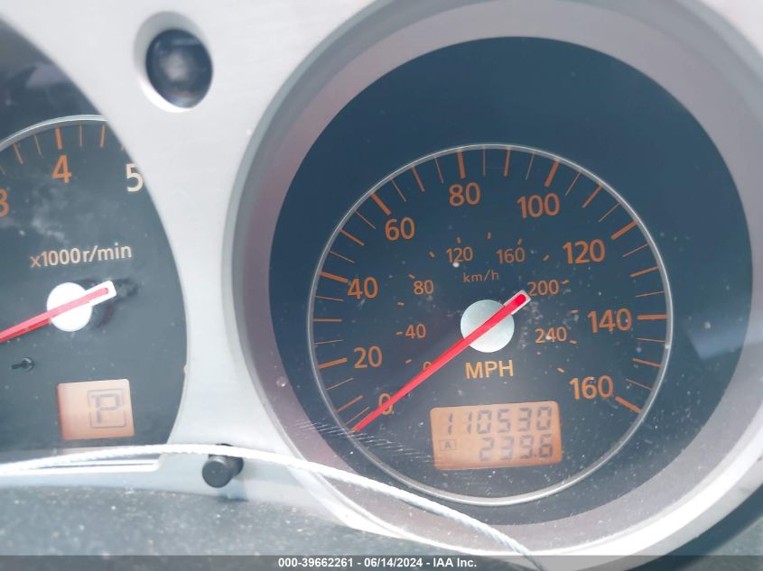 2006 Nissan 350Z Touring VIN: JN1AZ34D46M304235 Lot: 39662261