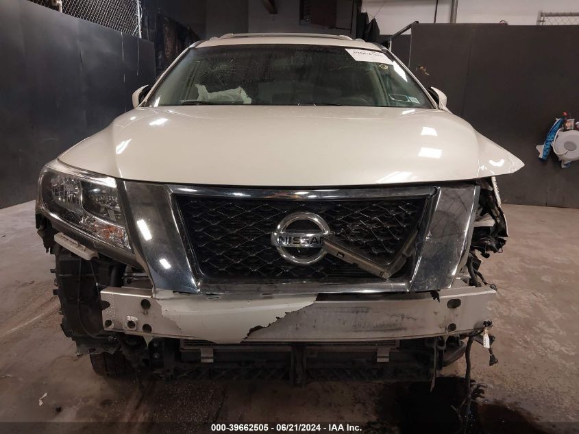 2016 Nissan Pathfinder Platinum VIN: 5N1AR2MM7GC658227 Lot: 39662505