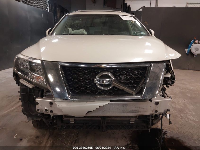 2016 Nissan Pathfinder Platinum VIN: 5N1AR2MM7GC658227 Lot: 39662505