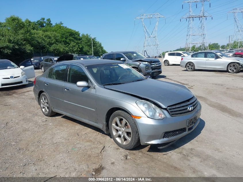 JNKCV51FX6M611703 | 2006 INFINITI G35X