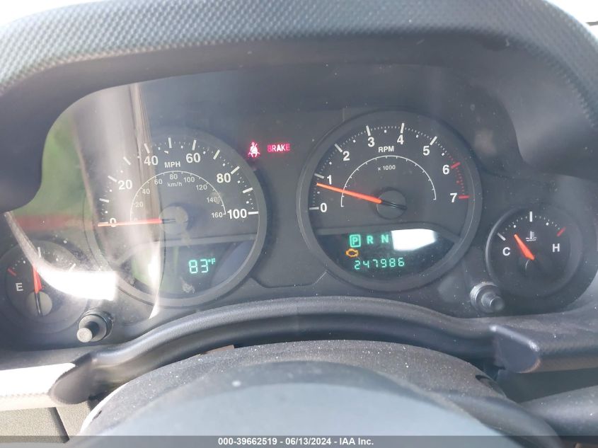 2009 Jeep Wrangler X VIN: 1J4FA24109L744337 Lot: 39662519