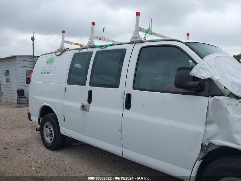 2013 Chevrolet Express 2500 Work Van VIN: 1GCWGFBA9D1111032 Lot: 39662522