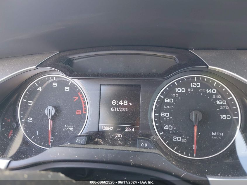 2011 Audi A4 2.0T Premium VIN: WAUEFAFL3BN026171 Lot: 39662526