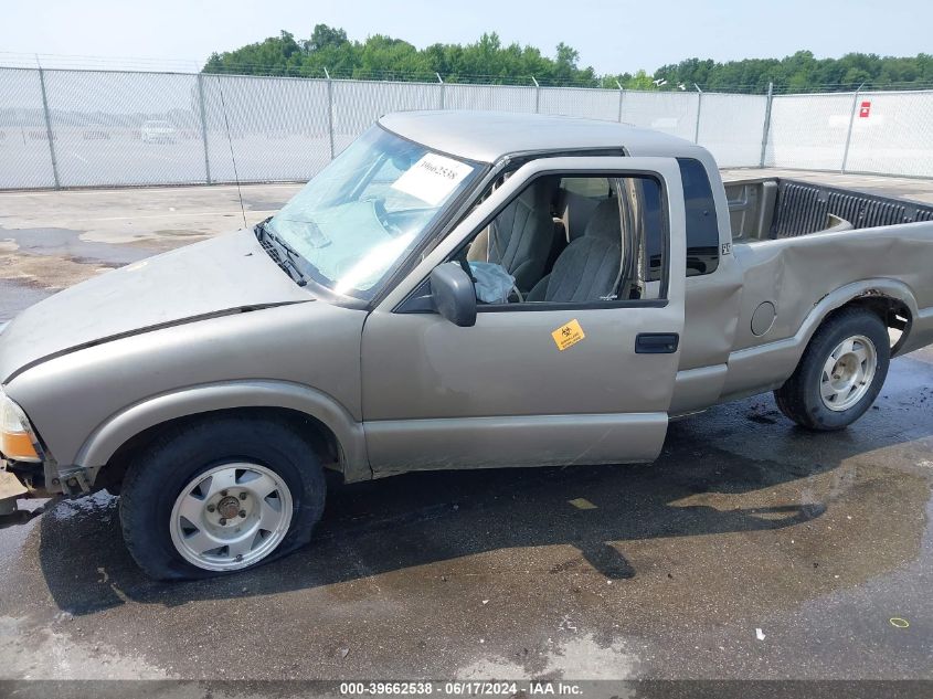 2001 GMC Sonoma Sls VIN: 1GTCS19W318113304 Lot: 39662538