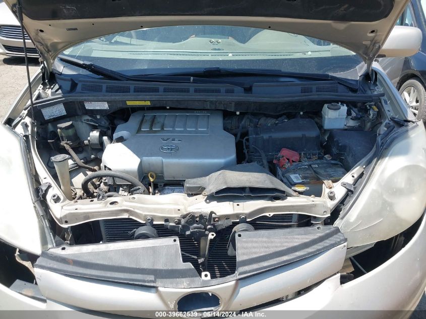 2009 Toyota Sienna Xle VIN: 5TDZK22C19S249082 Lot: 39662539