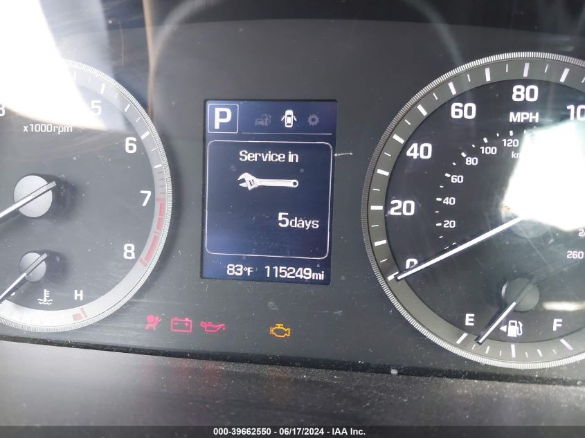 2015 Hyundai Sonata Se VIN: 5NPE24AFXFH019564 Lot: 39662550