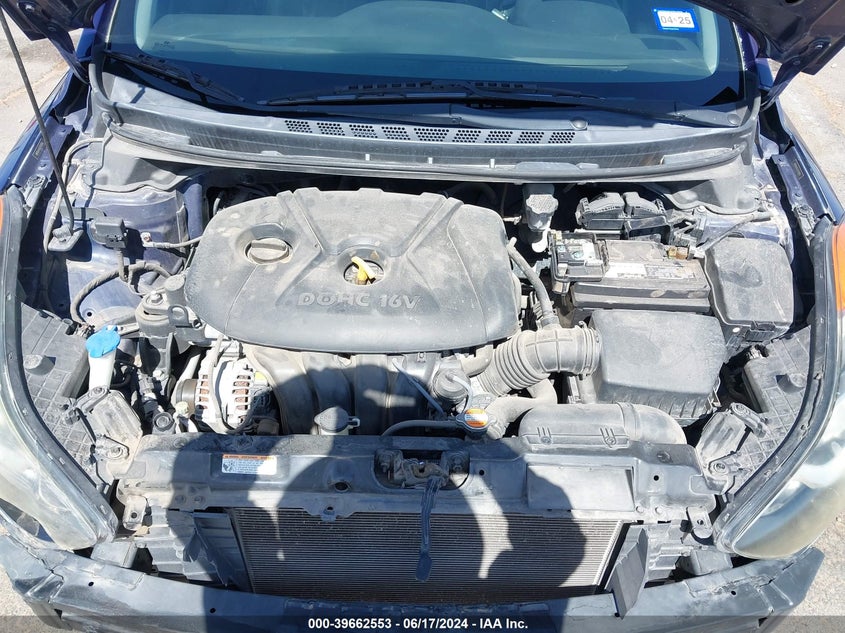 2012 Hyundai Elantra Limited VIN: 5NPDH4AE6CH102616 Lot: 39662553