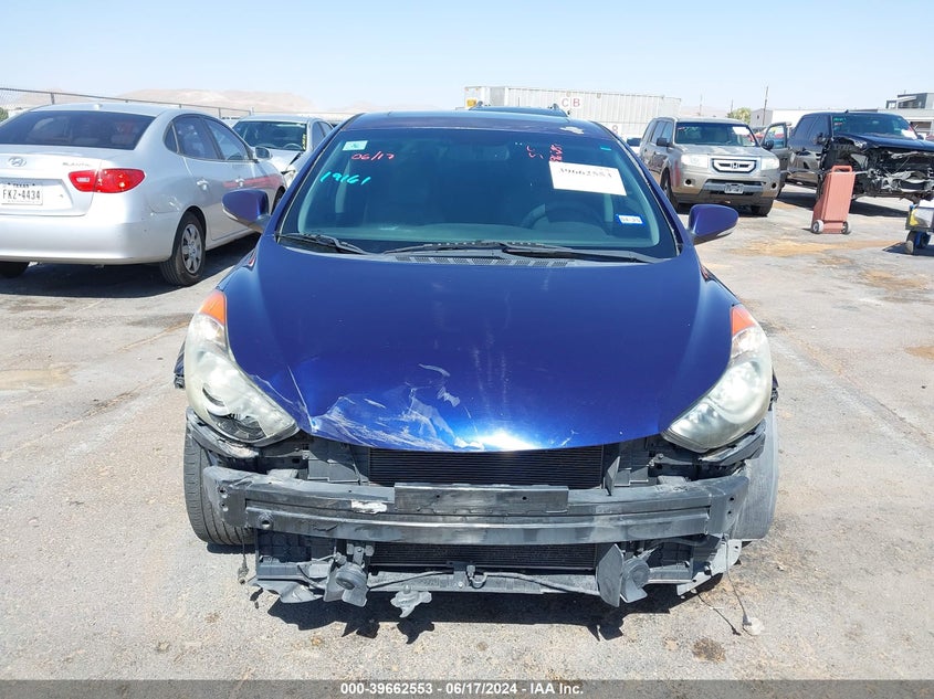 2012 Hyundai Elantra Limited VIN: 5NPDH4AE6CH102616 Lot: 39662553