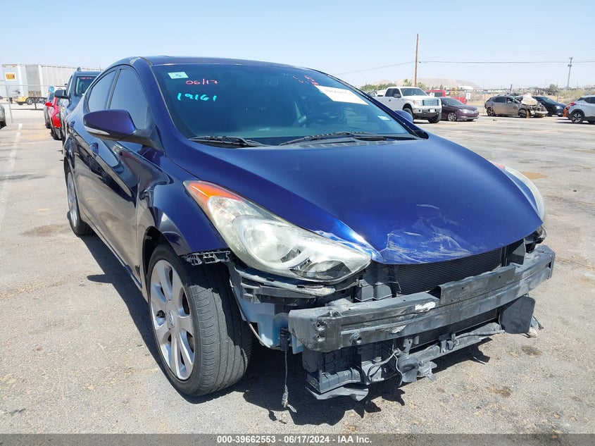 2012 Hyundai Elantra Limited VIN: 5NPDH4AE6CH102616 Lot: 39662553