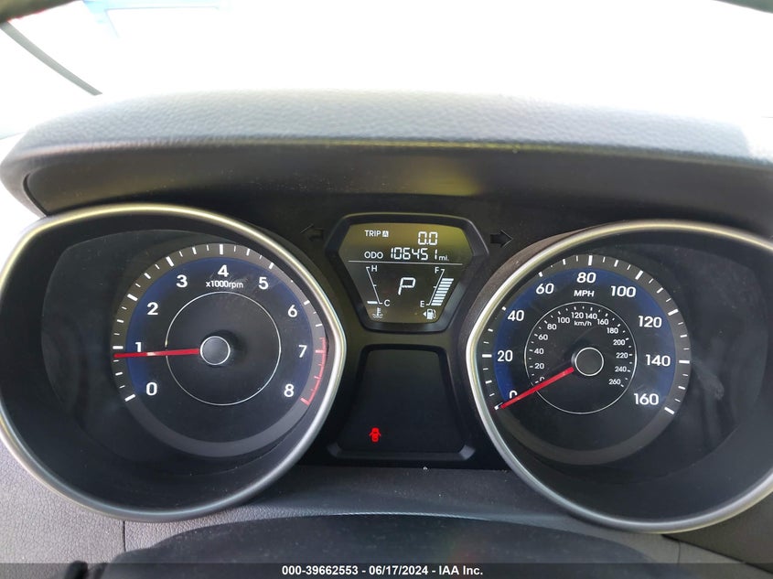 2012 Hyundai Elantra Limited VIN: 5NPDH4AE6CH102616 Lot: 39662553