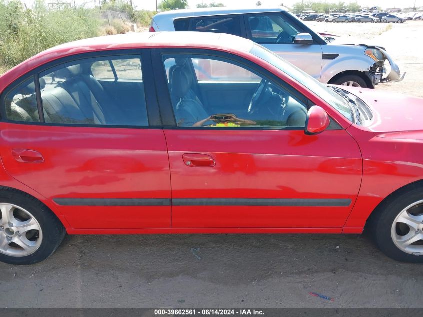 2004 Hyundai Elantra Gls/Gt VIN: KMHDN46D54U917806 Lot: 39662561