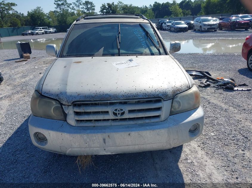 2005 Toyota Highlander Limited V6 VIN: JTEDP21A750088838 Lot: 39662575