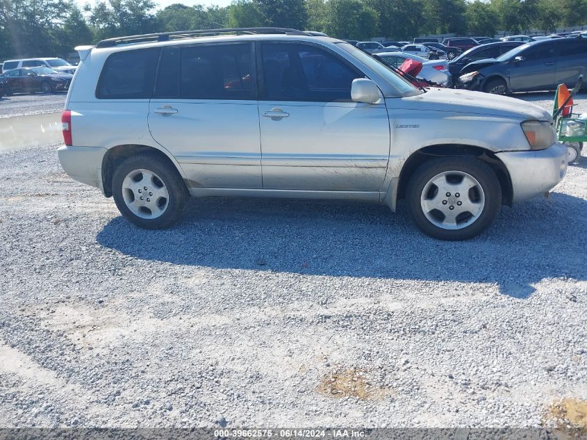 2005 Toyota Highlander Limited V6 VIN: JTEDP21A750088838 Lot: 39662575