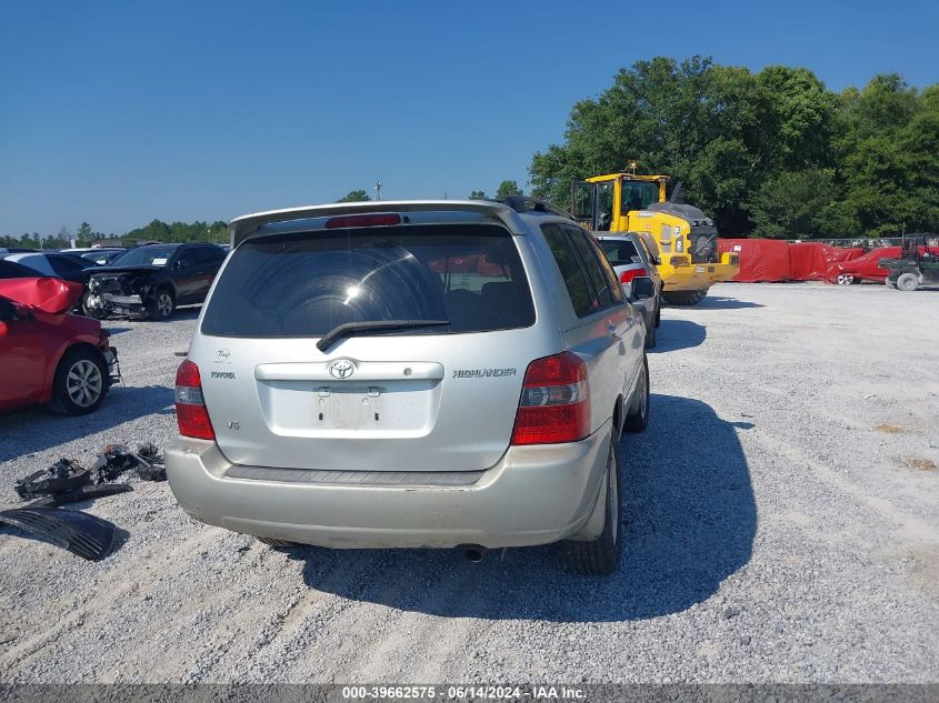 2005 Toyota Highlander Limited V6 VIN: JTEDP21A750088838 Lot: 39662575