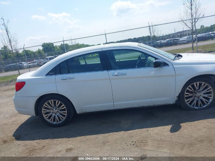 2012 Chrysler 200 Limited VIN: 1C3CCBCG9CN263821 Lot: 39662606