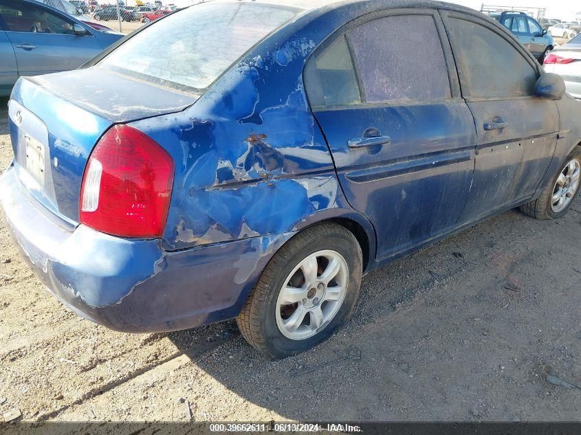 2006 Hyundai Accent Gls VIN: KMHCN46CX6U046178 Lot: 39662611