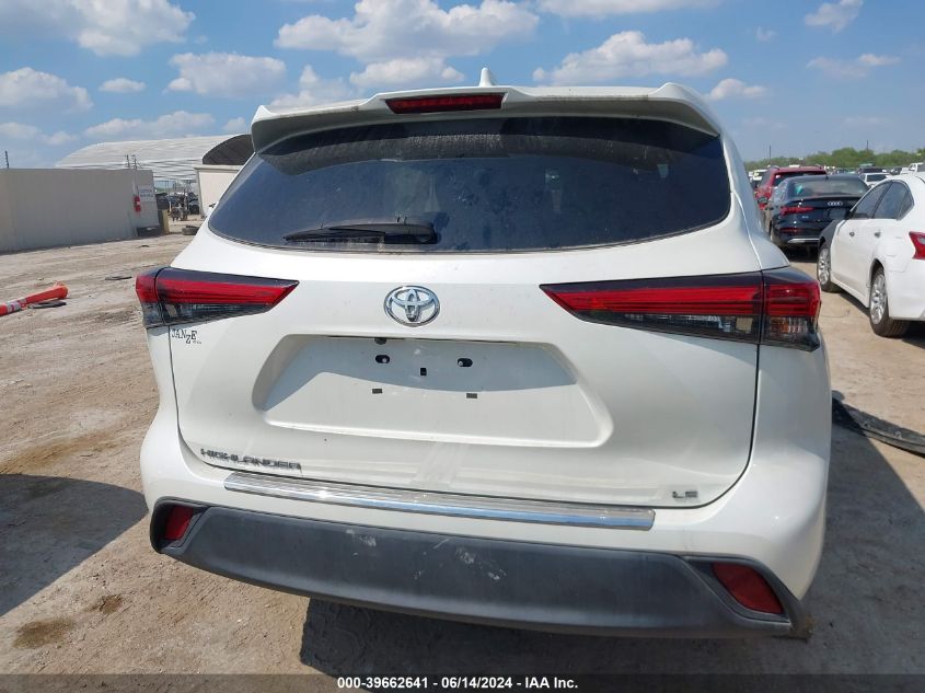 2020 Toyota Highlander Le VIN: 5TDZZRAH0LS009367 Lot: 39662641