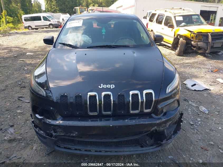 2014 Jeep Cherokee Sport VIN: 1C4PJMAB4EW192661 Lot: 39662647