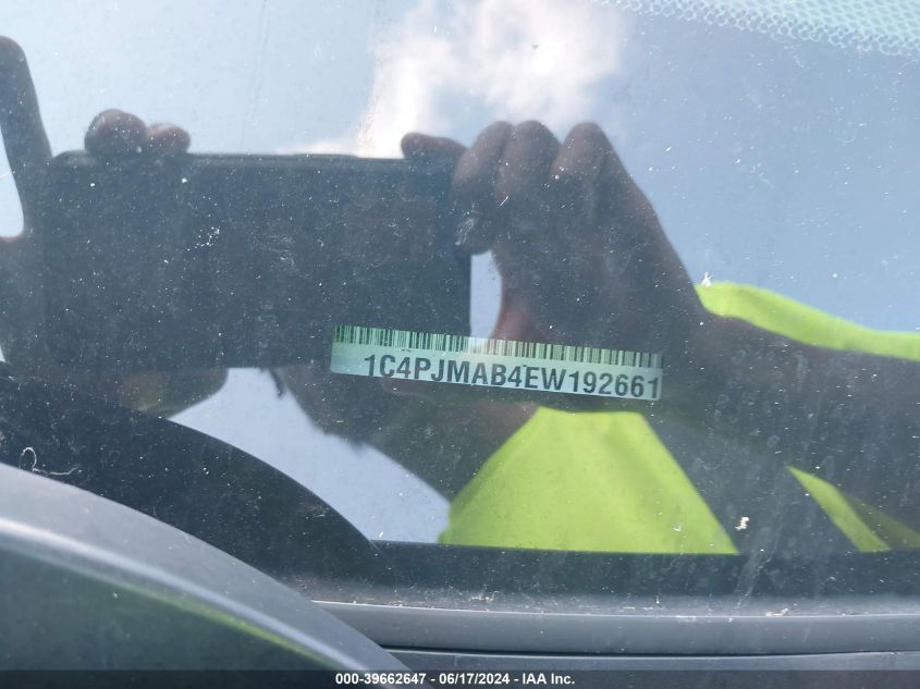 2014 Jeep Cherokee Sport VIN: 1C4PJMAB4EW192661 Lot: 39662647