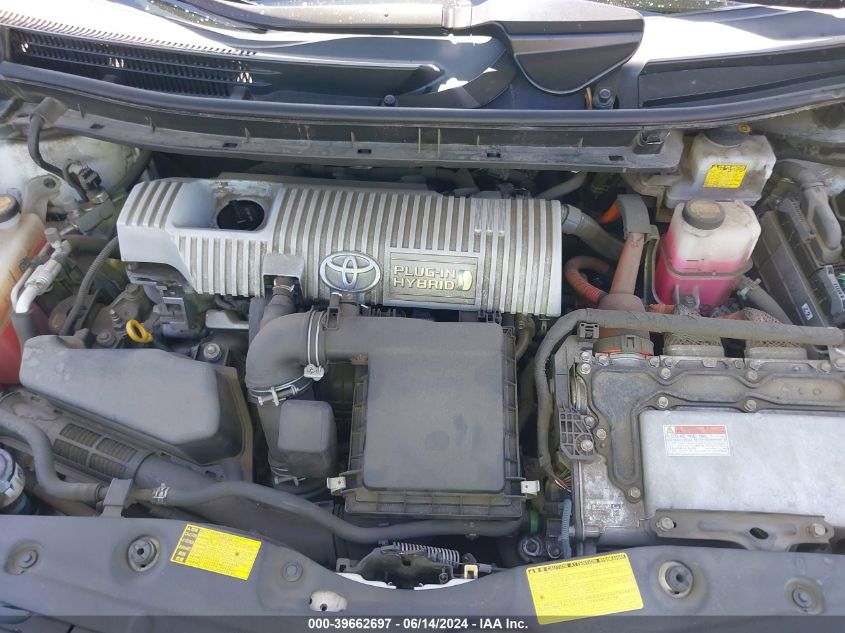 2012 Toyota Prius Plug-In VIN: JTDKN3DP0C3028743 Lot: 39662697