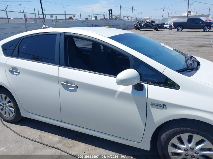 2012 Toyota Prius Plug-In VIN: JTDKN3DP0C3028743 Lot: 39662697