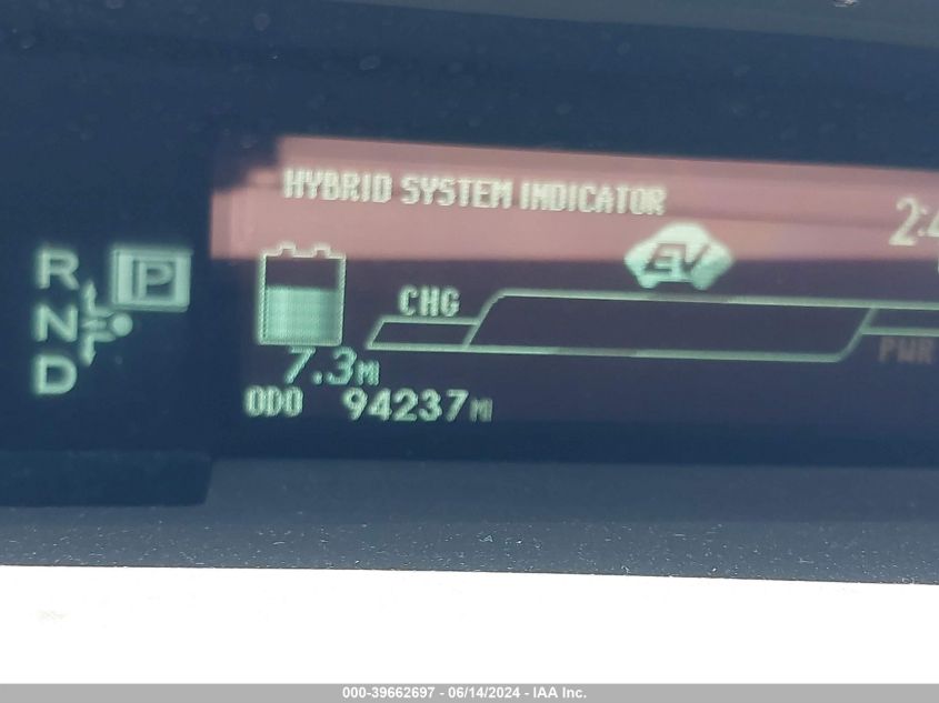 2012 Toyota Prius Plug-In VIN: JTDKN3DP0C3028743 Lot: 39662697