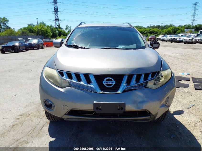 2009 Nissan Murano Le VIN: JN8AZ18W39W123251 Lot: 39662698