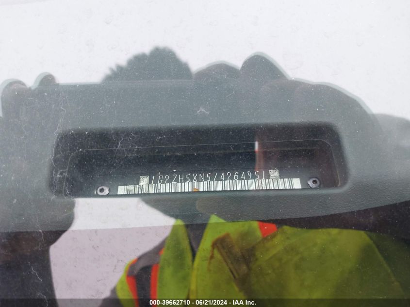 2007 Pontiac G6 Gt VIN: 1G2ZH58N574264951 Lot: 39662710