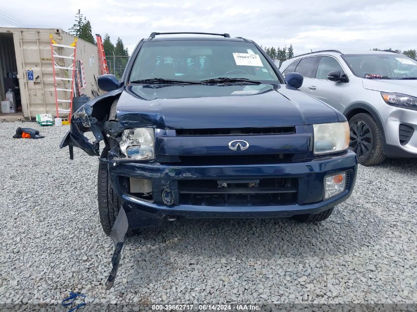 2002 Infiniti Qx4 Luxury VIN: JNRDR09Y32W250963 Lot: 39662717