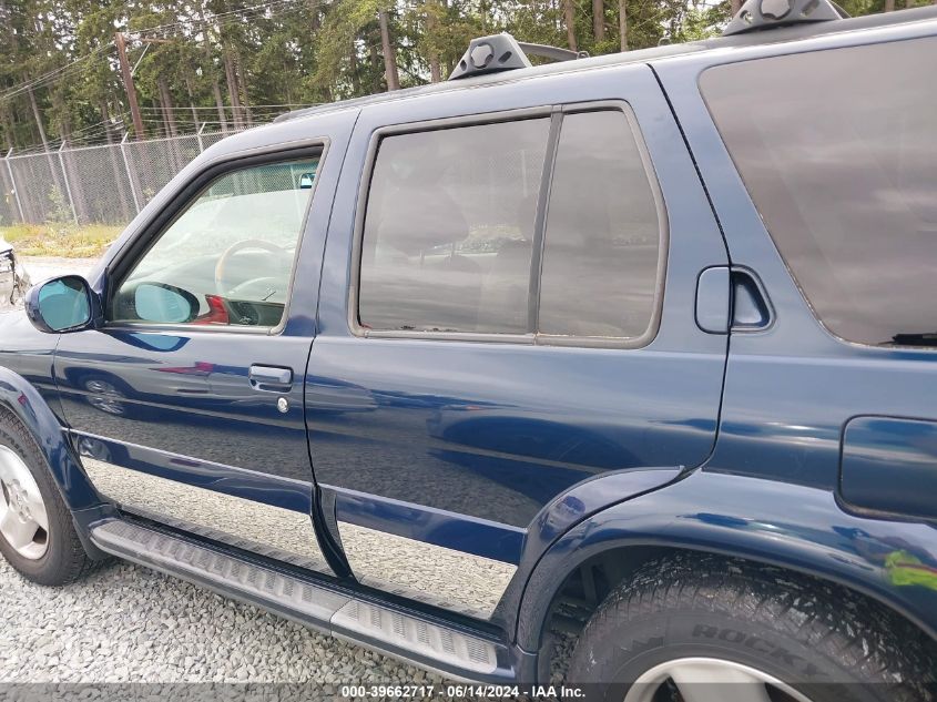 2002 Infiniti Qx4 Luxury VIN: JNRDR09Y32W250963 Lot: 39662717