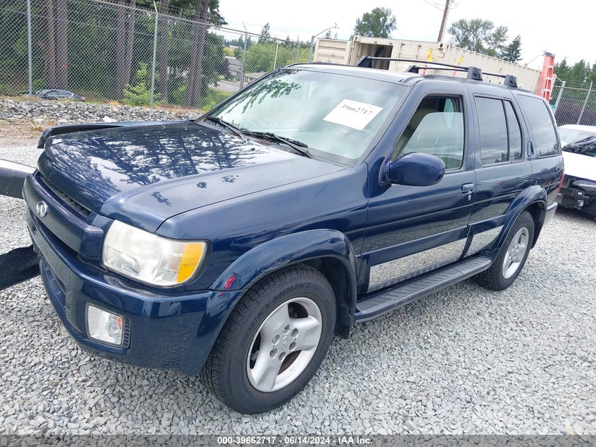 2002 Infiniti Qx4 Luxury VIN: JNRDR09Y32W250963 Lot: 39662717